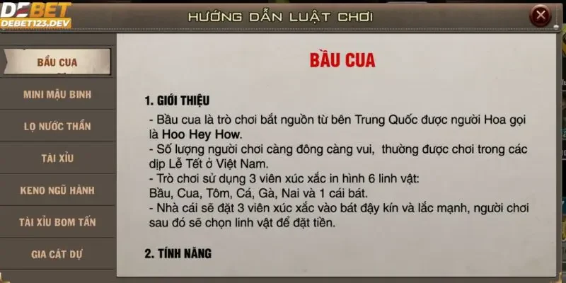 cách bắt cầu bầu cua Debet ăn thưởng Cách bắt cầu bầu cua Debet ăn thưởng đúng quy tắc