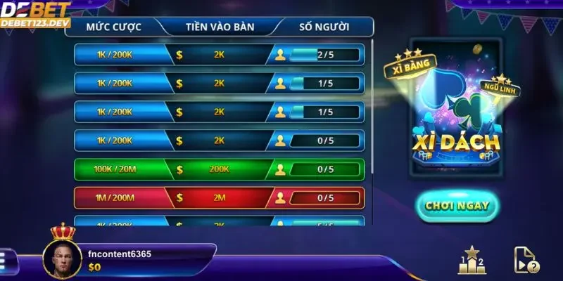 cách chơi xì dách Đại Phú Quý Debet Tìm hiểu cách chơi xì dách Đại Phú Quý Debet