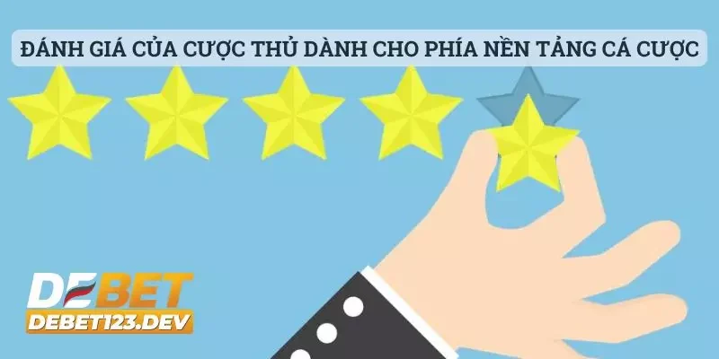DEBET 20 Đánh giá của cược thủ dành cho phía nền tảng cá cược