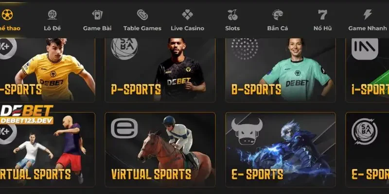 giới thiệu Debet Giới thiệu Debet về kho tàng sản phẩm game đặc sắc