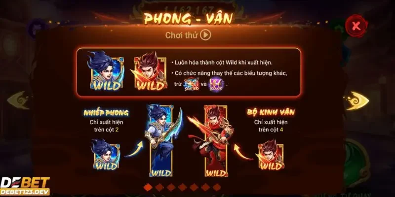 Phong Vân Debet Phân tích biểu tượng và tính năng quan trọng trong Phong Vân Debet